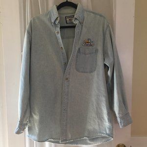 Lee Denim Shirt with vlasic pickle patch